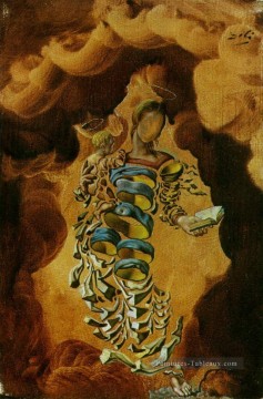 Madone en particules Salvador Dali Peinture à l'huile